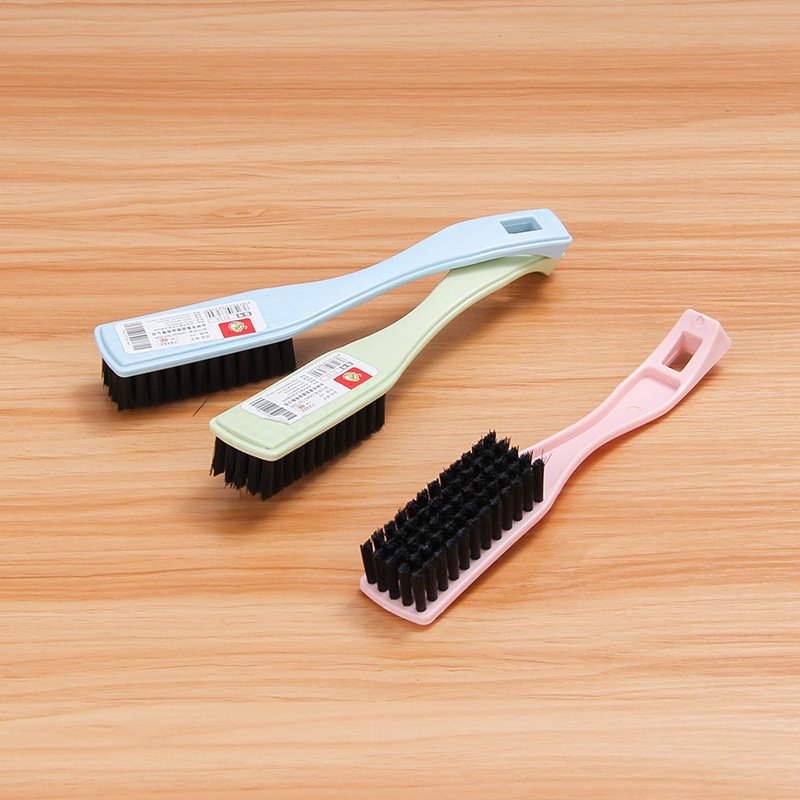 Candy-colored multi-functional shoe brushes, household simple soft-bristled shoe brushes, creative long-handled brushes, two-yuan store wholesale supply details Picture