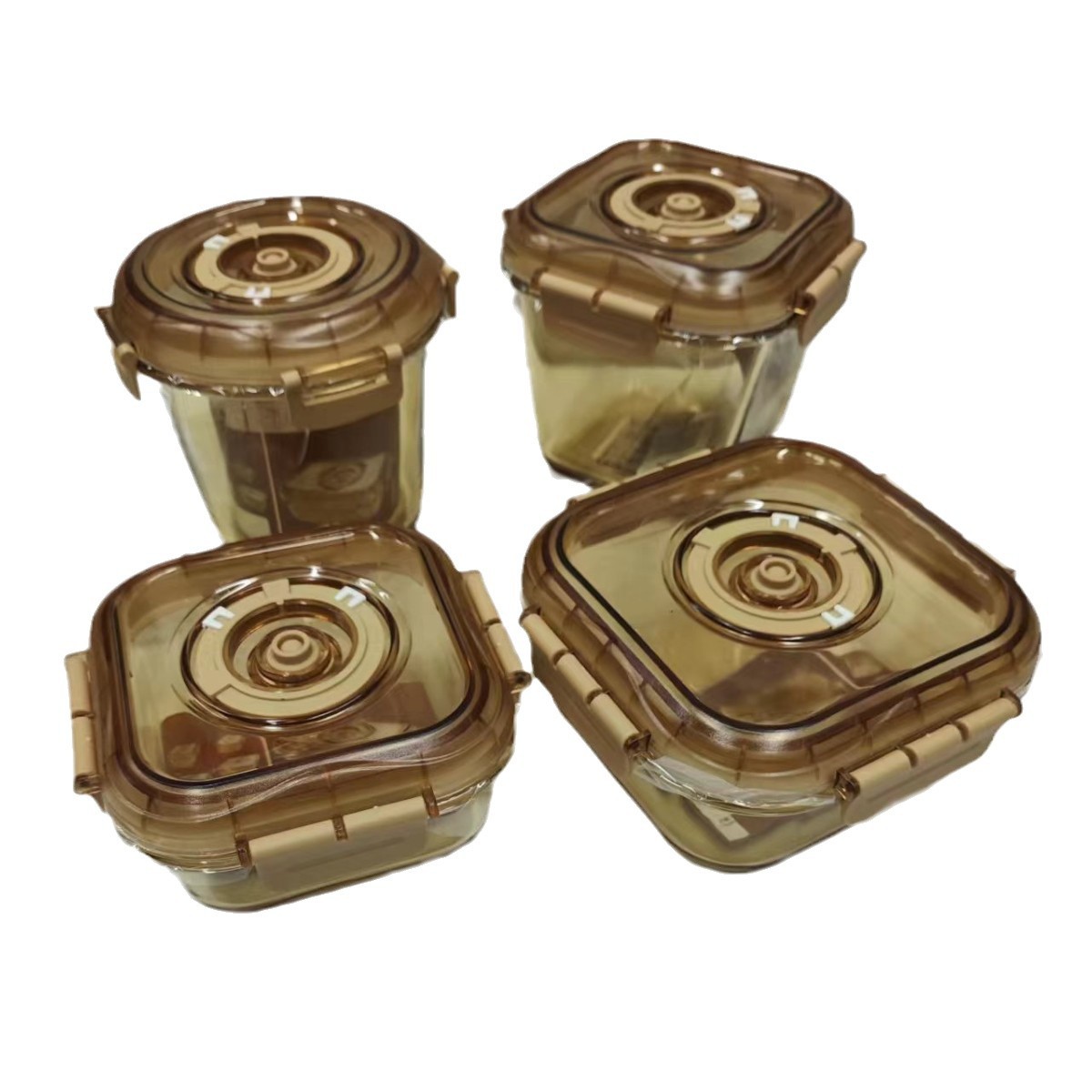 Food-grade glass lunch box, sealed food, refrigerator storage box, microwave-safe bento box Item Picture