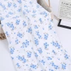 Wholesale of four-sided elastic printed fabric for clothing dresses, small floral print fabric, polyester fresh and light printed chiffon, four-sided elastic Specification image