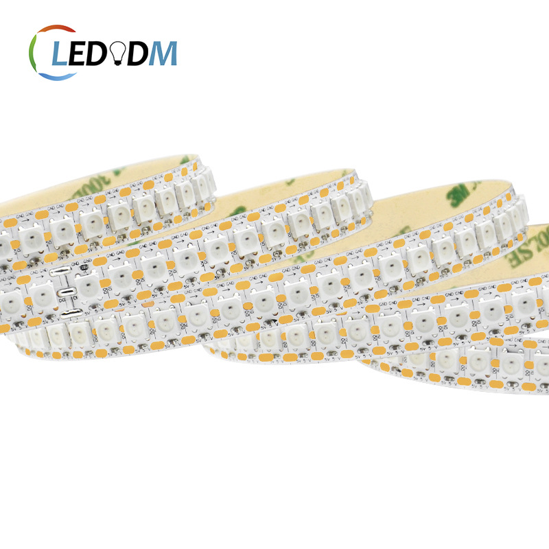 Led Water Light 5050Rgb Sk6812 Running Horse Light Built-In Single-Wire Ic 5V 144 Light/M Specification drawing