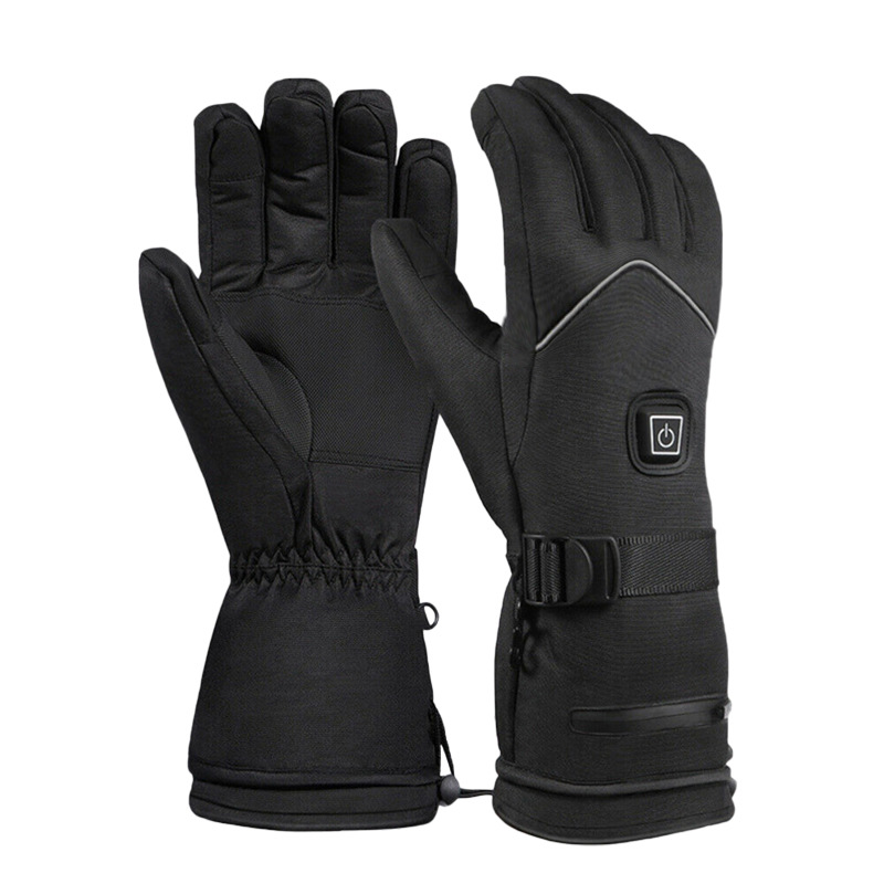 Men's And Women's Ski Gloves Lithium Battery Heated Motorcycle Riding Touch Screen Warm Electric Heating Gloves Item Picture