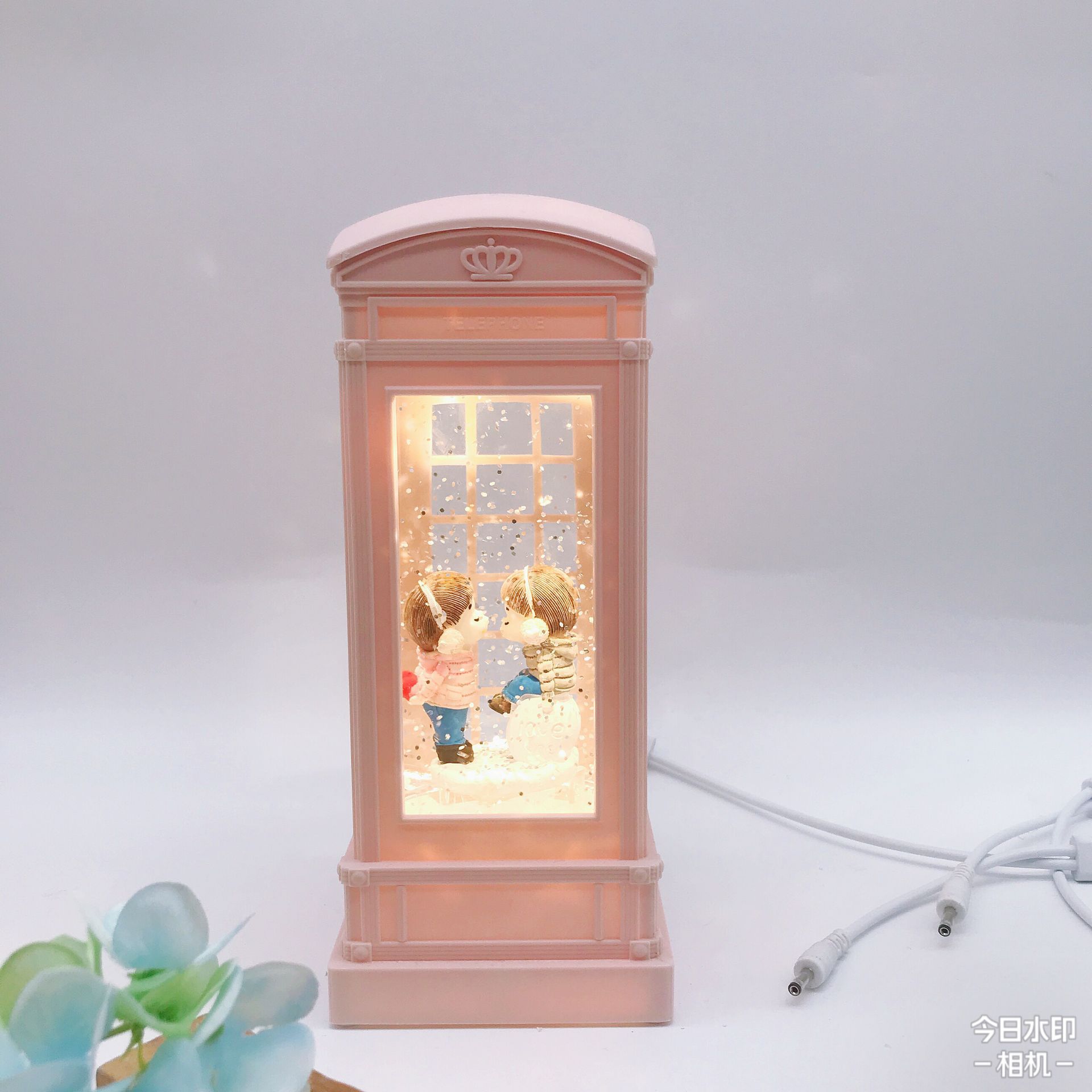 Girl Birthday Gift Phone Box Waterflood Light Music Box Aisha Ballet Girl Creative Music Box Decoration Specification drawing