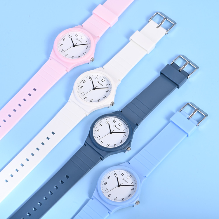 Customized watches for outstanding students in exams, both male and female students, trendy, simple, waterproof, children's and girls' quartz watches, with logo changes details Picture