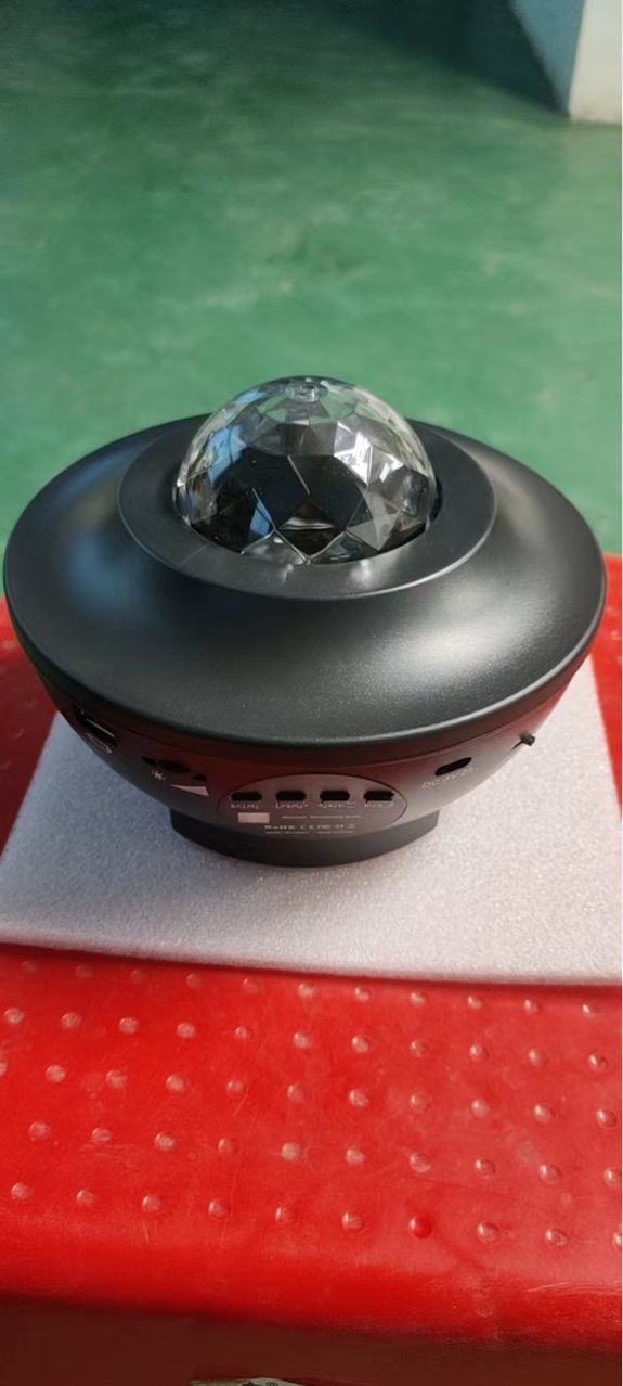 Cross Border Usb Dream Projection Starry Sky Water Print Lamp Laser Light Full Sky Bluetooth Music Atmosphere Small Night Light Item Picture