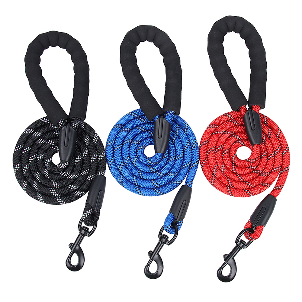 New pet leash, reflective multi-color dog leash, medium and large dog leash, dog in stock wholesale, for dogs Item Picture