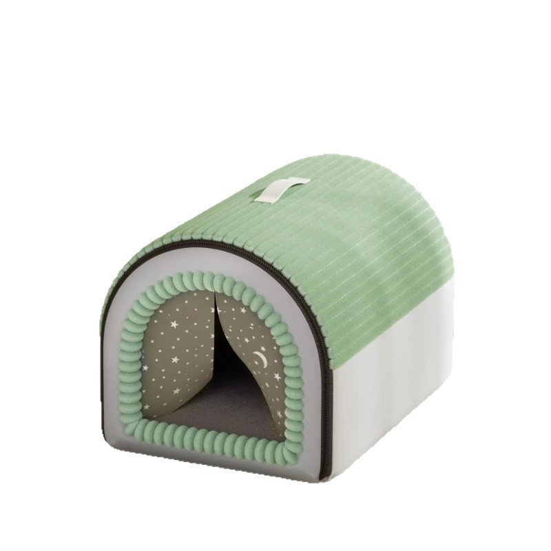 Perrera de perro grande casa de perro caliente de invierno cama de perro desmontable cuatro estaciones tipo de casa de perro grande perrera de gato suministros para mascotas Item Picture