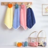 Wholesale of kindergarten towels, children's hand towels, hanging square towels, thickened cartoon absorbent cute dolls and souvenirs Specification image