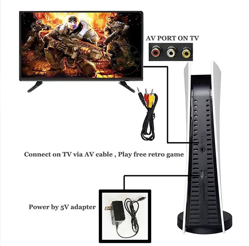 NES nostalgic retro game console P5 mini TV game console GS5 Wired home game console 200 games Specification image