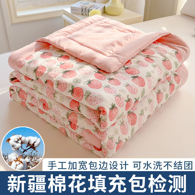 夏凉被/空调被/被子/夏凉被单人春秋/棉花床褥产品图