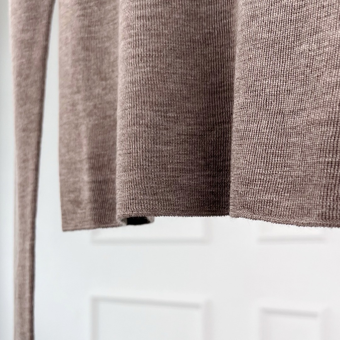 18-stitch Island Essence seamless one-piece ready-to-wear, 2-strand 60-count wool autumn and winter seamless semi-high neck knitted long-sleeved KW903 pic 48