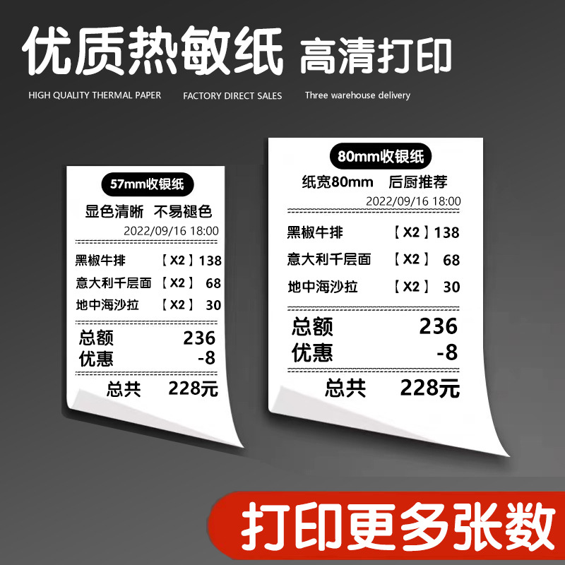 热敏纸/热敏收银纸110✕/热敏纸57mm/会议记录本/笔记本礼盒套装产品图