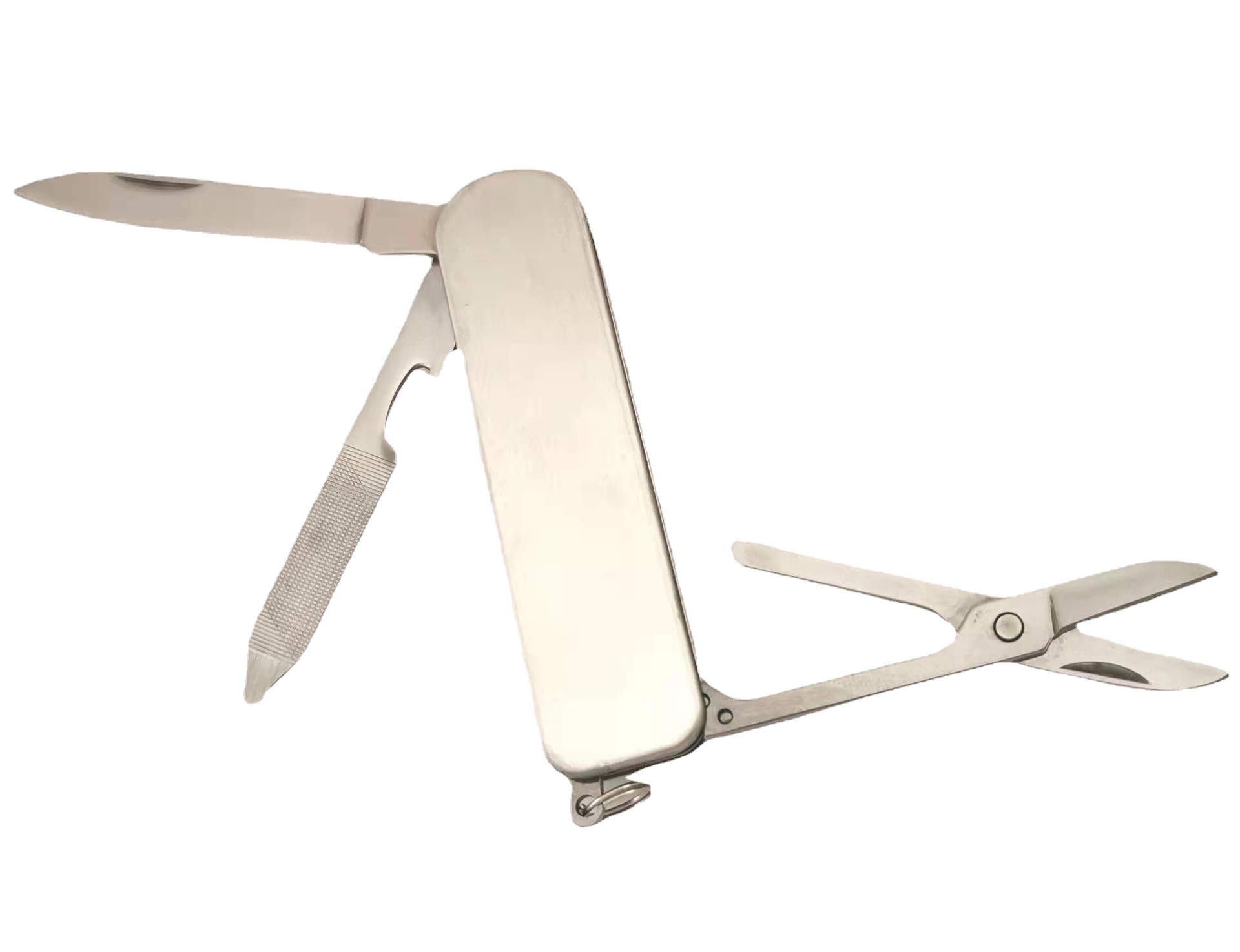 Multifunctional household stainless steel nail clipper with file Item Picture