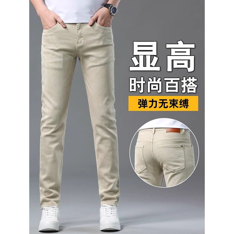 牛仔裤/牛仔裤男士直筒休闲/男装男士/牛仔裤男士宽松休闲/阔腿裤男牛仔产品图