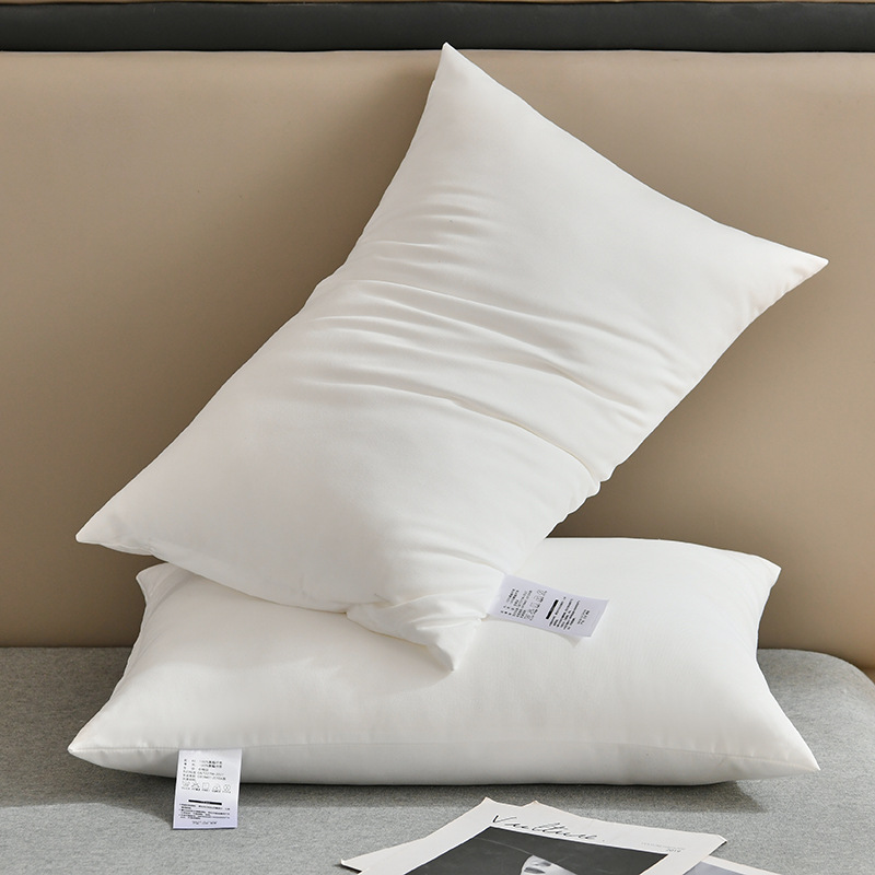 The pillow core is soft, single-person pure white, comfortable and plump. It is a pillow for student dormitories, home use, schools and adults details Picture