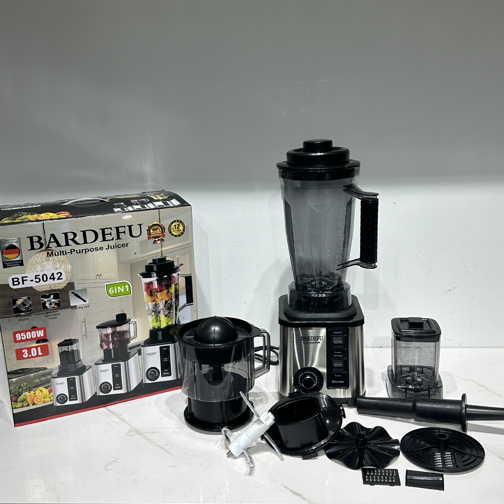Wholesale Of Blender6in1, European Standard Blender, Grinder, Meat Grinder And Multi-Functional Food Processor For Foreign Trade
