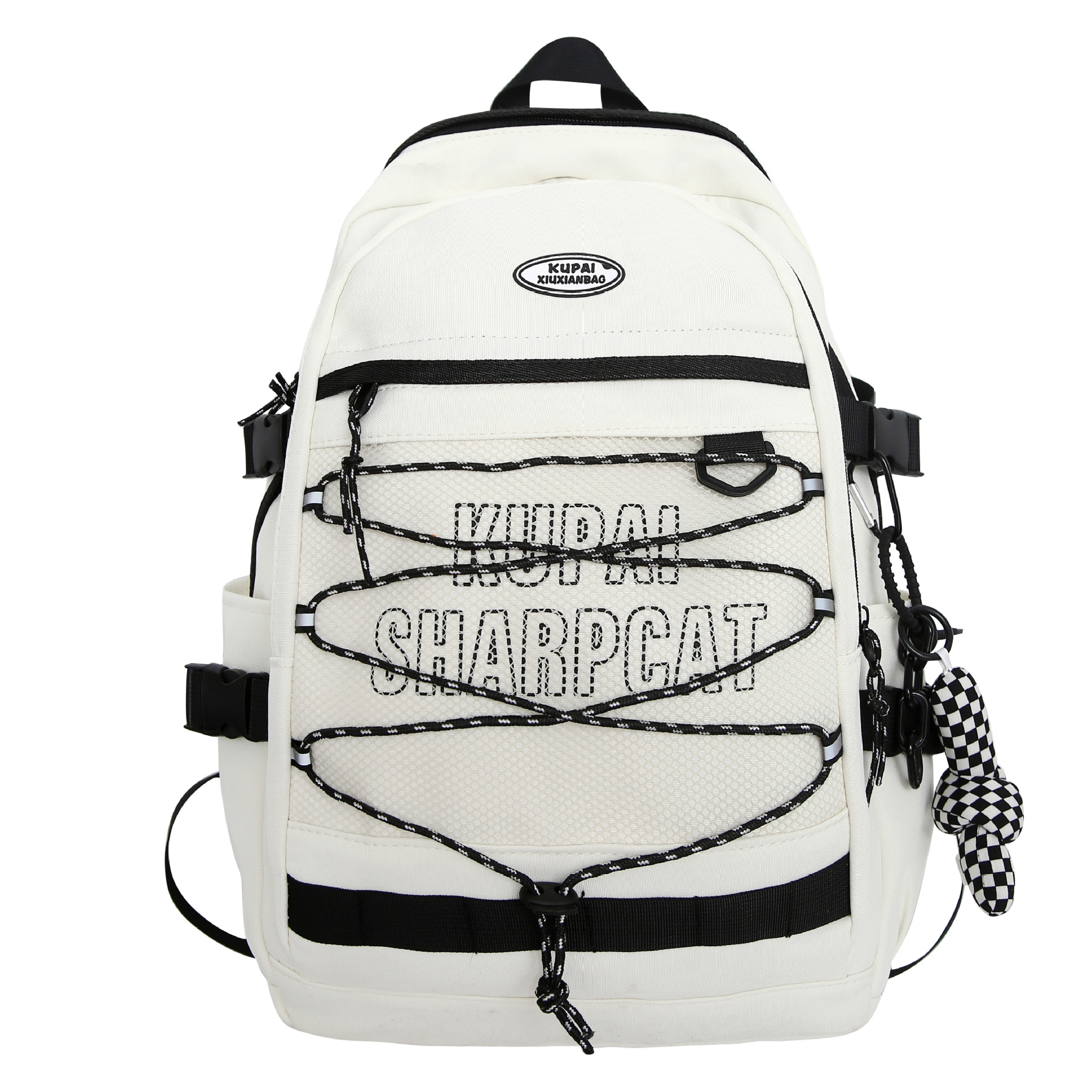 2023 Spring And Summer New Backpack Fashion Trend Simple Solid Color Large Capacity Student Tide Cool Leisure Backpack Item Picture