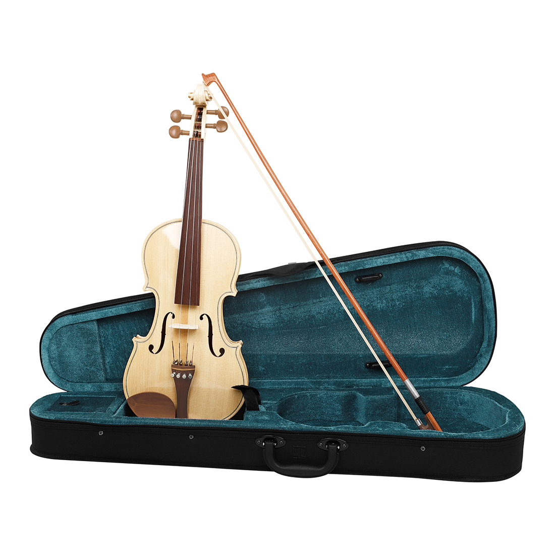 Astonvilla Violin Bright Spruce Wood Children Beginner Adult Beginner 4/4 Handmade Violin Item Picture