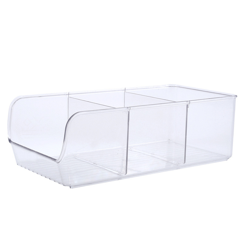 Refrigerator Fresh-Keeping Compartmented Storage Box Kitchen Clean Frozen Food Drawer Type Fresh-Keeping Box Transparent Pet Storage Box Item Picture