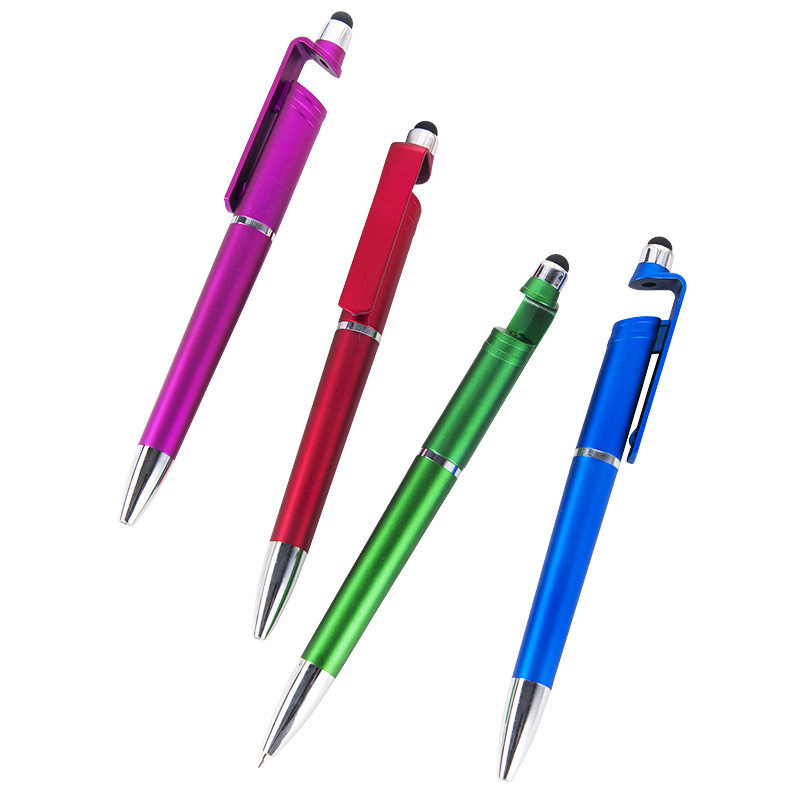 Three-in-one plastic ballpoint pen details Picture