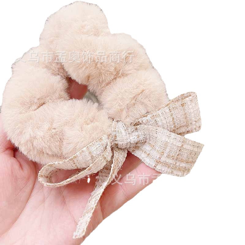 发圈/头绳/大肠圈/皮筋/大肠发圈白底实物图