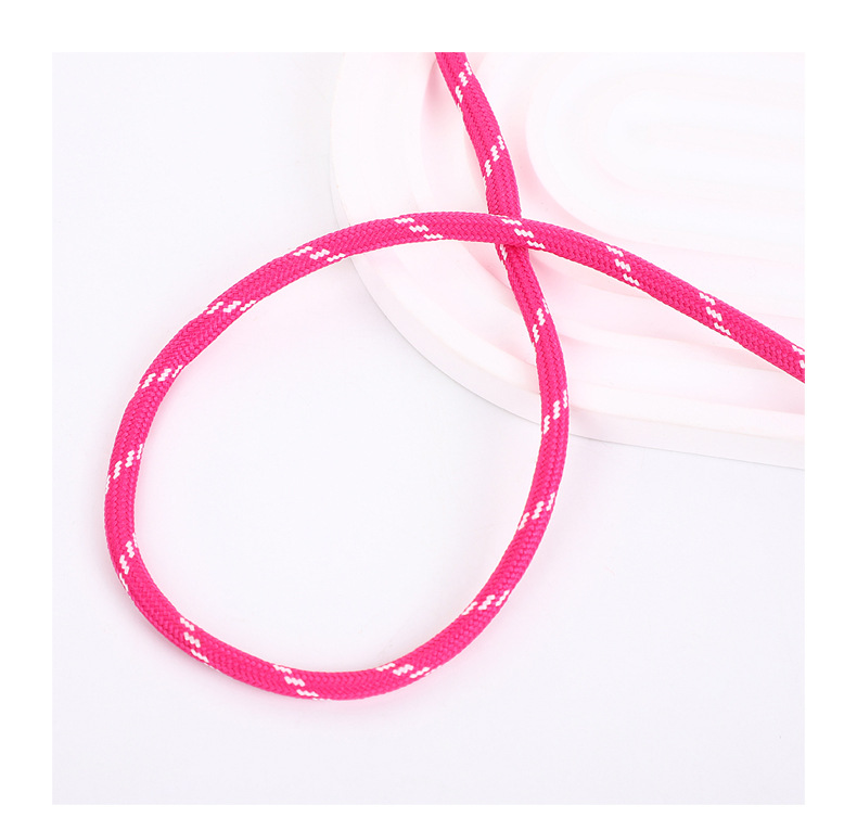 Jumping point low-elasticity silk round rope, hand-woven rope, mobile phone bag lanyard, hiking shoe rope, densified gradient umbrella rope pic 25