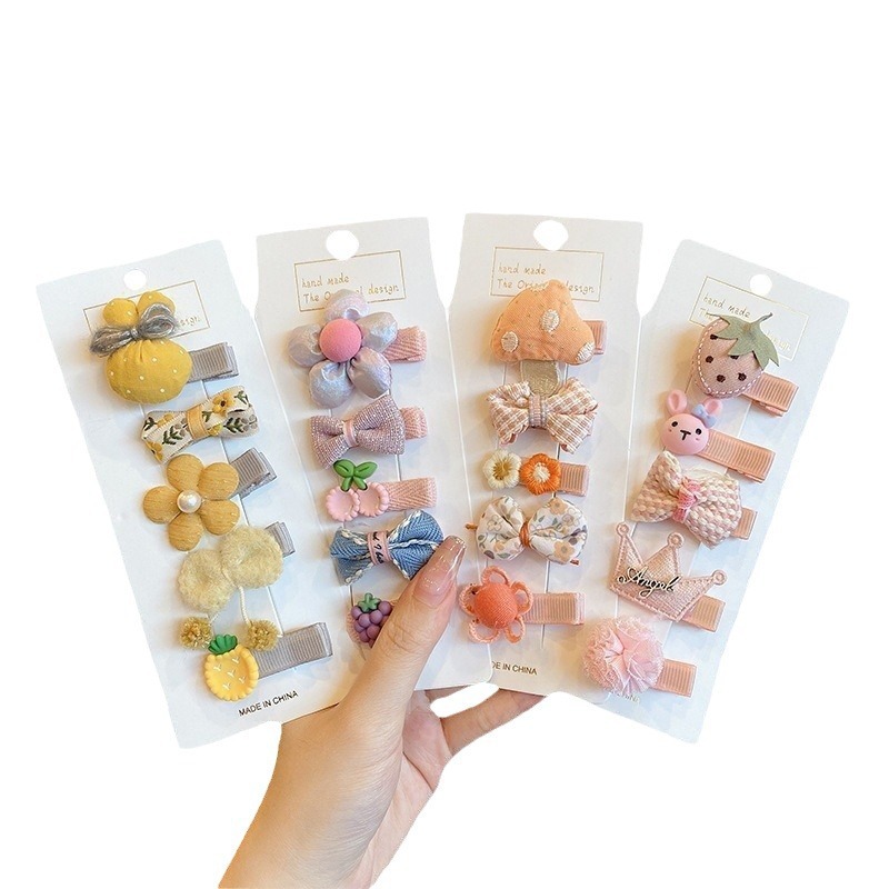 Cute baby hair clips, small hair clips for girls, hair clips for babies with less hair, hair clips for children's headwear Item Picture