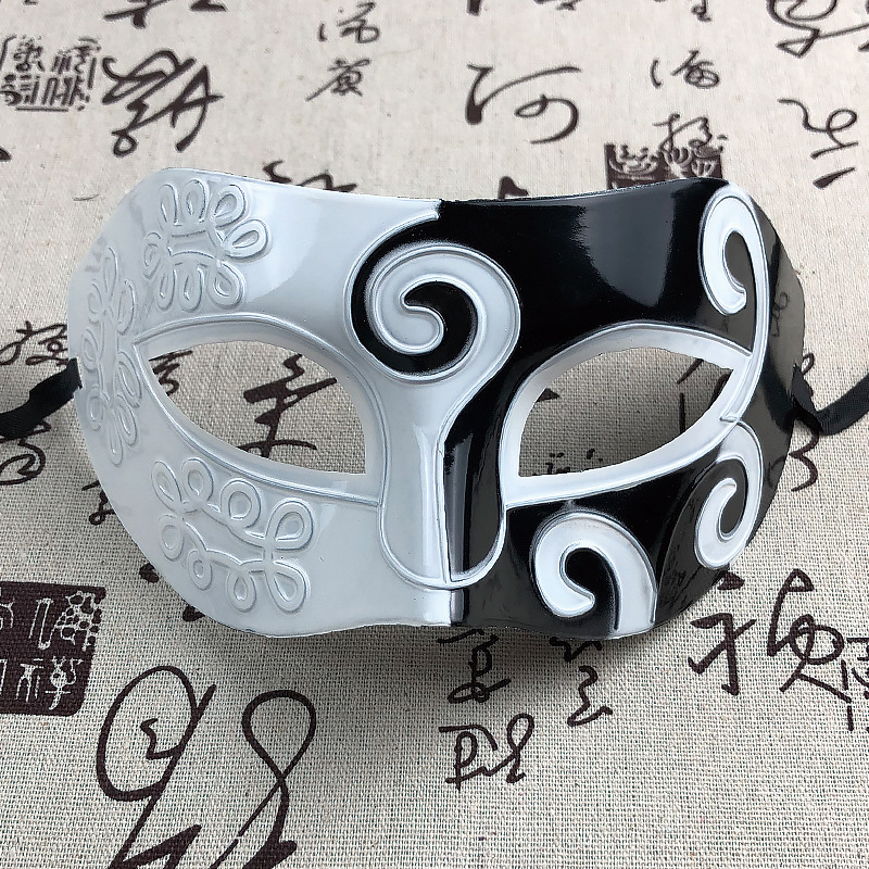 王子半脸绅士面具化妆舞会万圣节派对舞台表演摄影COS道具批发