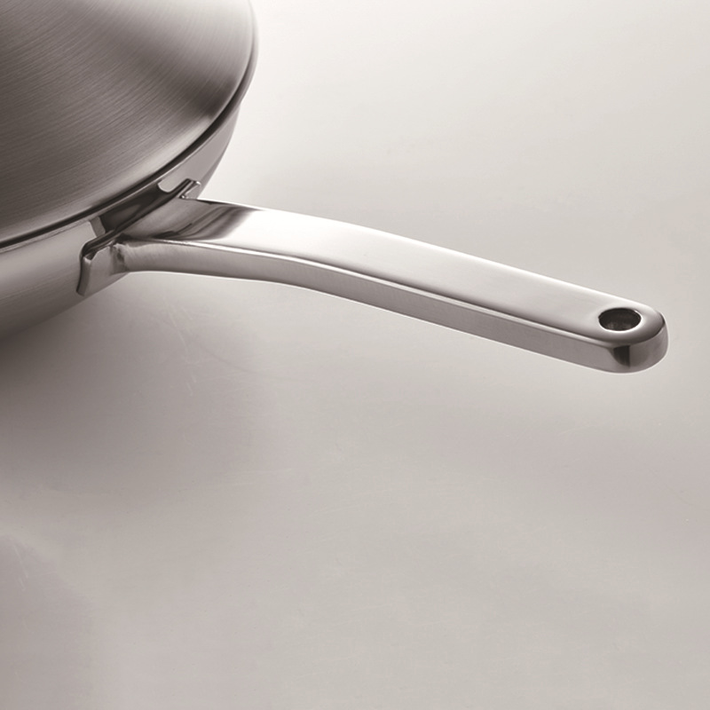 Spot Household Cooking Induction Cooker Universal Non-Coated Non-Stick Full Screen Stainless Steel Gift Wok Pot Specification drawing