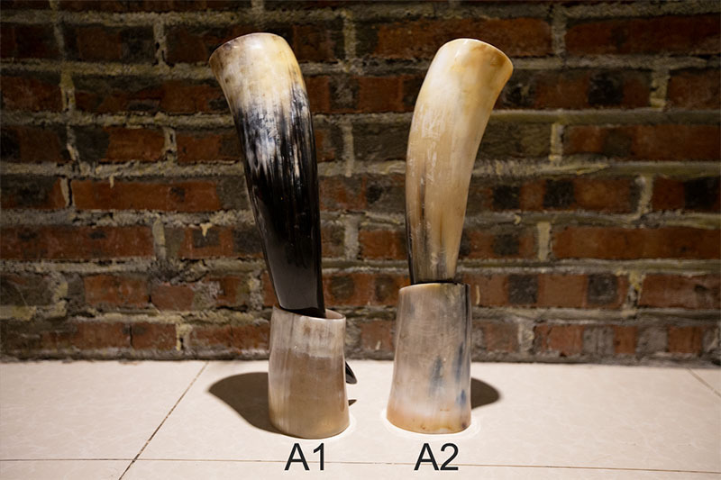 Horn beer mug, water cup decoration, long horn cup, European and American beer mug Application Scenario