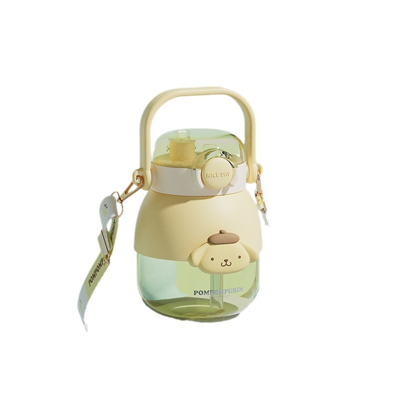 850ml three-dimensional shape can be carried can be carried on the back light resistance to fall out not afraid to touch Sanrio double drink big belly cup Item Picture