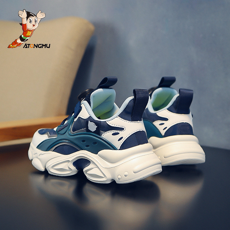 New Fall/Winter 2022 Children's Shoes Boys Leather Sneakers Children's Winter Two Cotton Casual Shoes For Big Children Specification drawing