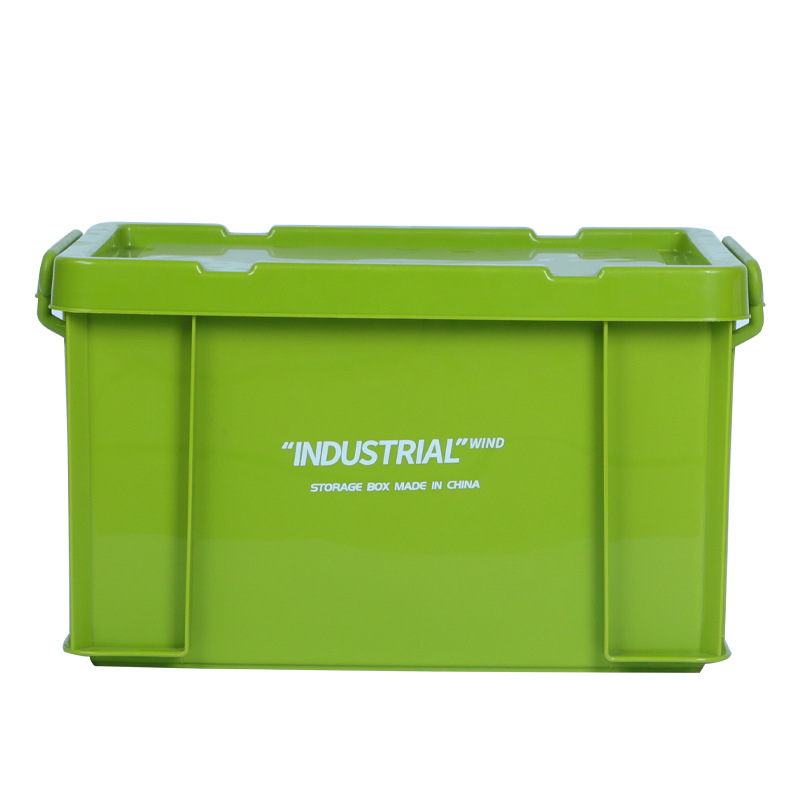 Vehicle-mounted outdoor camping storage box, thickened organizing box, plastic household clothing storage box, oversized car trunk Item Picture