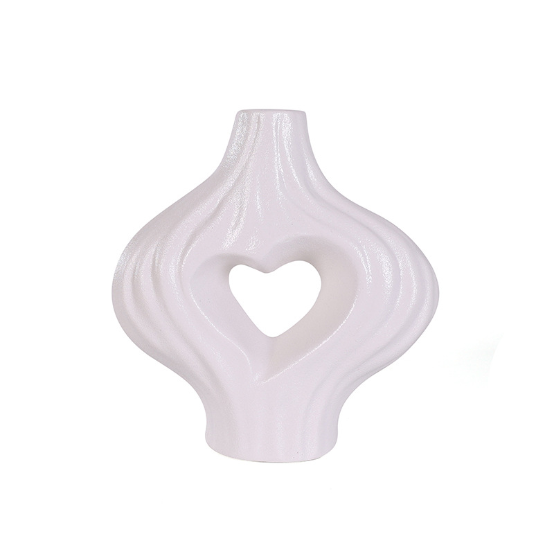 2025 Nordic Ins-style ceramic vase, living room decoration, retro homestay table, flower arrangement, dried flowers, water-grown fresh flowers, decorative ceramic vase, home decoration vase Item Picture