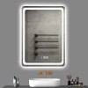 Bathroom mirror with light, smart mirror for bathroom and washroom, touch screen led light, illuminated makeup mirror, defogging and explosion-proof Specification image