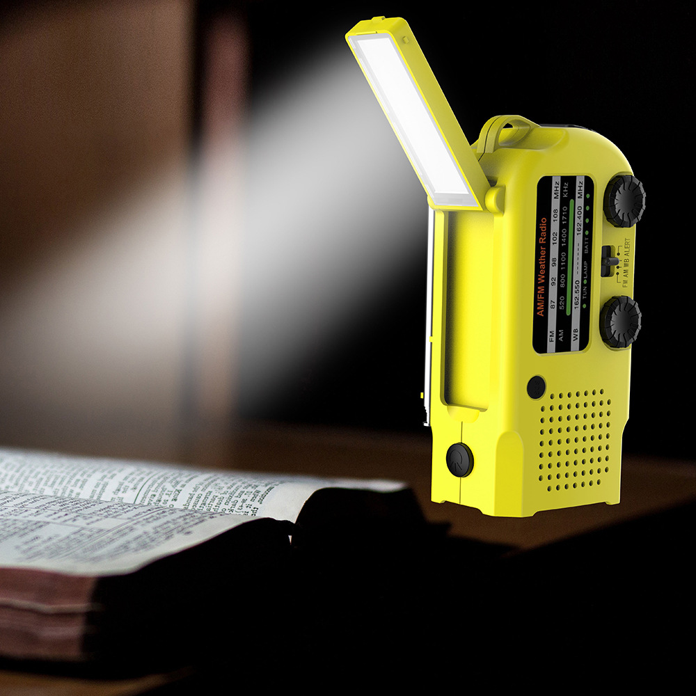 Hot-selling new products in 2021: outdoor radio, solar USb, mobile phone charging, camping lamp, hand-cranked emergency