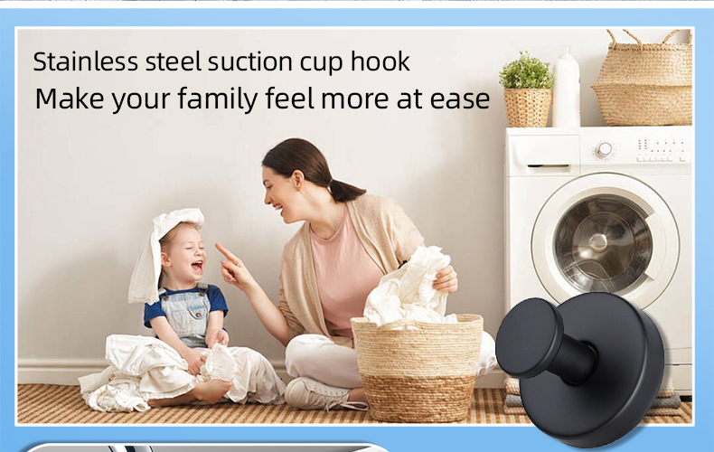 不锈钢吸盘挂钩无痕免打孔挂勾卫生间浴室毛巾挂钩真空吸盘挂衣钩详情14