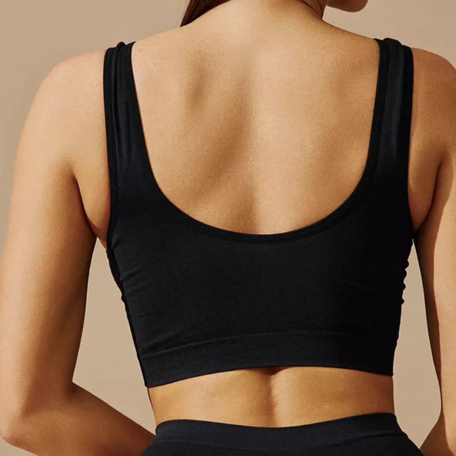Seamless women 's one-piece high-elasticity fitness bra singwear ma й ka Birka art Application Scenario