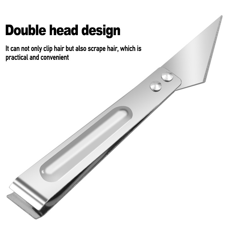 Creative kitchenware stainless steel hair remover, pig hair clip, chicken hair clip, hair removal small tools, pig hair removal tweezers Specification image