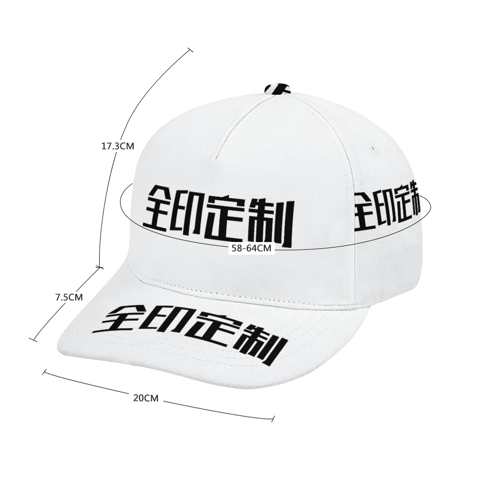 Cross-Border Baseball Caps Full Of Printed Characters For Men And Women Personality Outdoor Shade Cap Advertising Logo Tide System Application Scenario