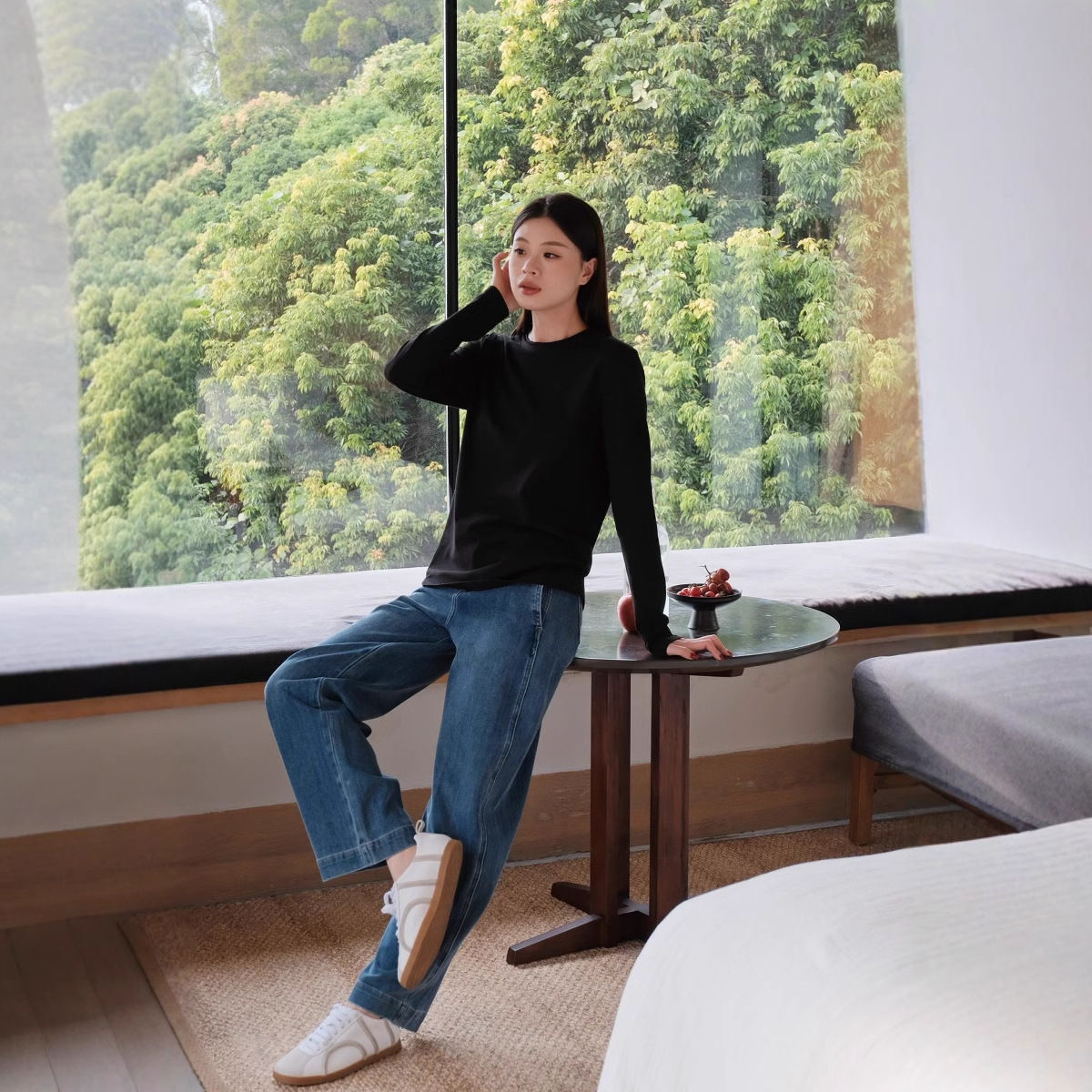 女式牛仔裤实物图