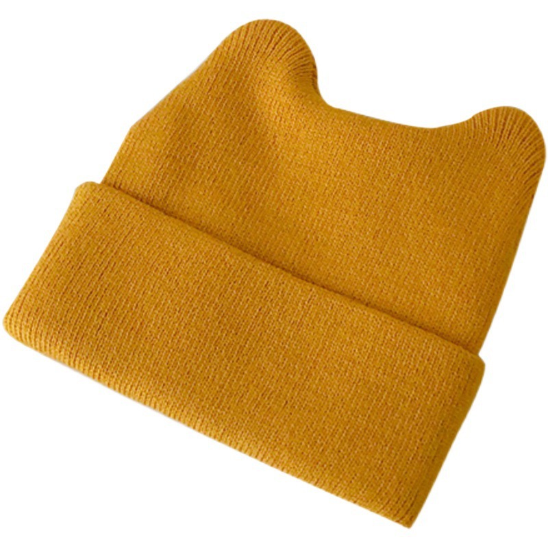 وقبعات الأطفال الكورية الجميلة المحبوكة بآذان صوفية من نوع "ININS" Item Picture