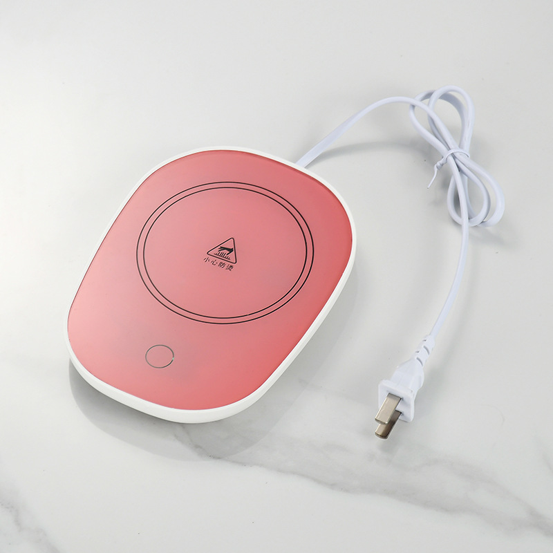 Warm Cup 55 Degree Thermostatic Cup Home Warming Coaster Heating Pad Weight Sensing Automatic Insulation Base Thermostatic Coaster Specification drawing