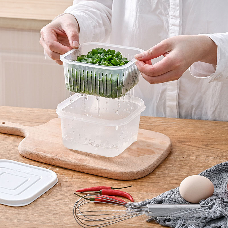 Storage and preservation box, scallion flower preservation box, household kitchen scallion and garlic storage and preservation box, storage box, refrigerator