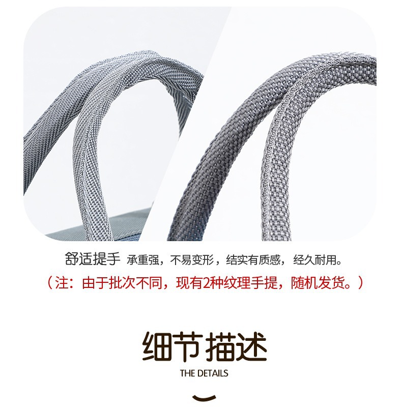 儿童手提便当袋牛津布加厚铝箔保温包保鲜饭盒袋便携午餐包带饭包详情8