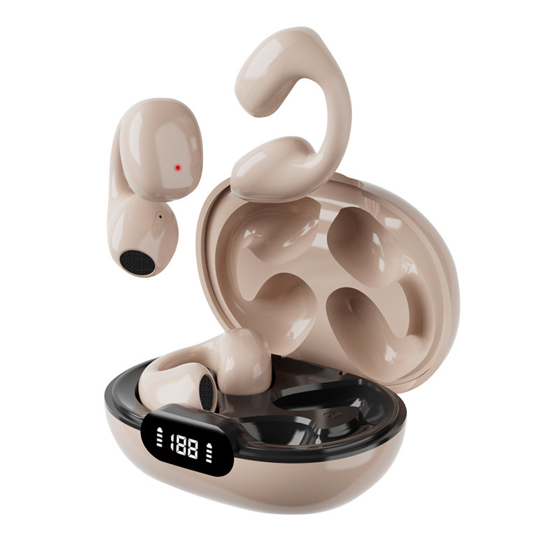 The new cross-border F60 bone conduction Bluetooth headphones feature an ultra-long battery life and an ear-clip TWS wireless sports ear-clip OWS