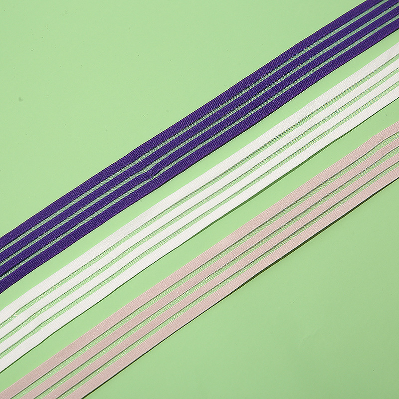 Solid color elastic band, edge wrap, elastic band material, diy elastic band, shoes, hats, clothing accessories manufacturer wholesale Specification image