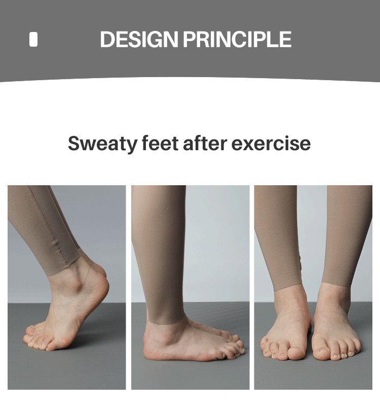 Sweat-absorbing yoga socks, professional anti-slip socks for spring and summer, Pilates five-finger socks, mid-calf yoga sports socks, fitness socks pic 12