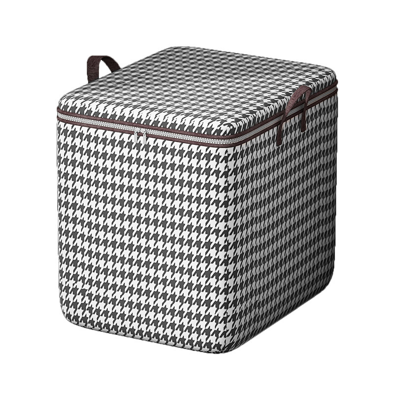 Quilt Storage Bag Household Moisture-Proof Clothing Cotton Quilt Storage Box Foldable Large Moving Luggage Storage Bag Item Picture