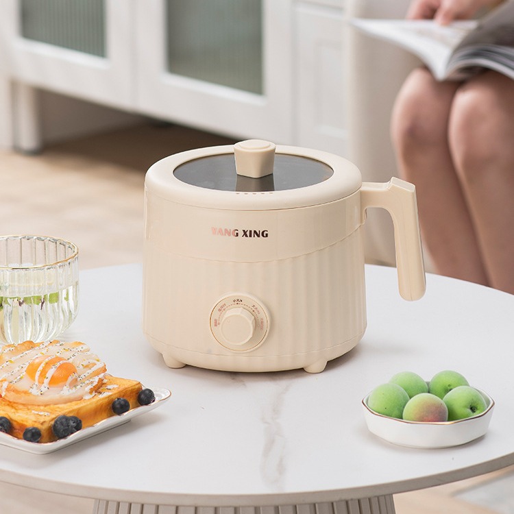 Multi-functional electric cooking pot, household all-in-one electric hot pot, mini small electric pot, student dormitory non-stick electric hot pot, instant noodle pot