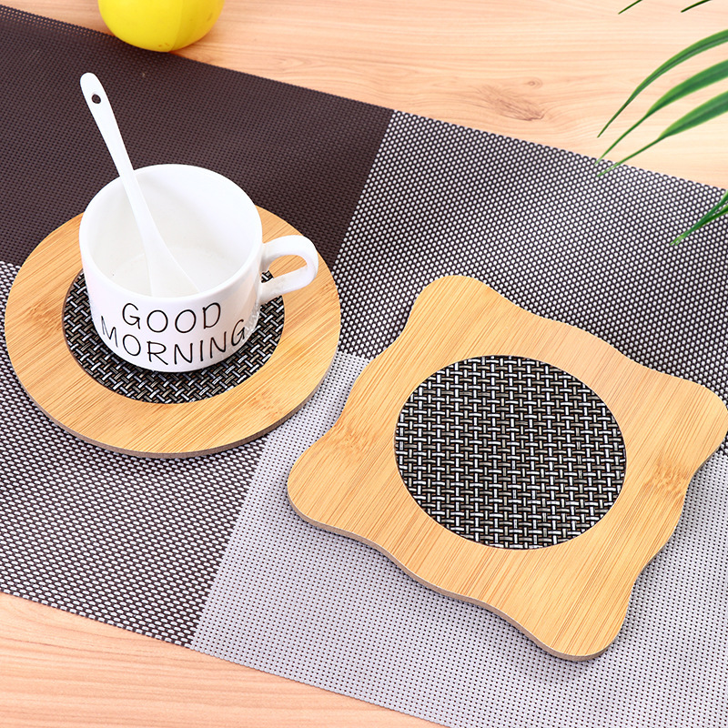 竹制隔热餐桌垫日式餐垫盘子菜垫子锅垫碗垫餐盘盘垫杯垫